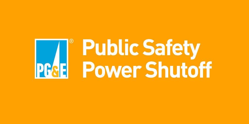 PG&E Power Safety Shutoff Graphic