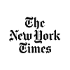NY times logo in black on white
