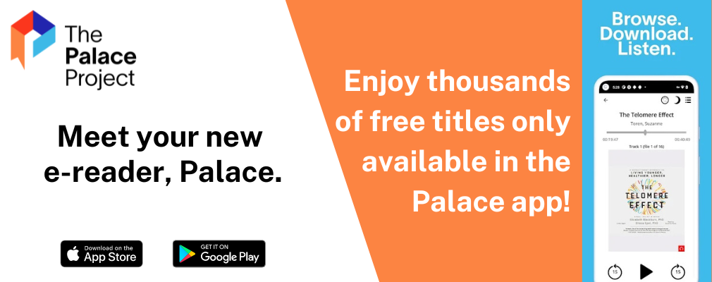 Palace Announcement Banner: Meet your new e-reader, Palace.