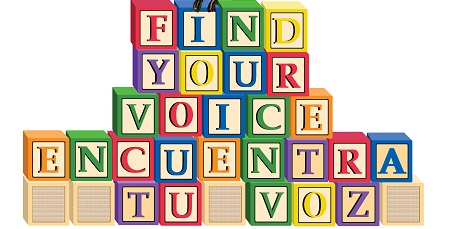 Find your voice encuentra tu voz.