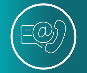 Contact Us - phone & email icon