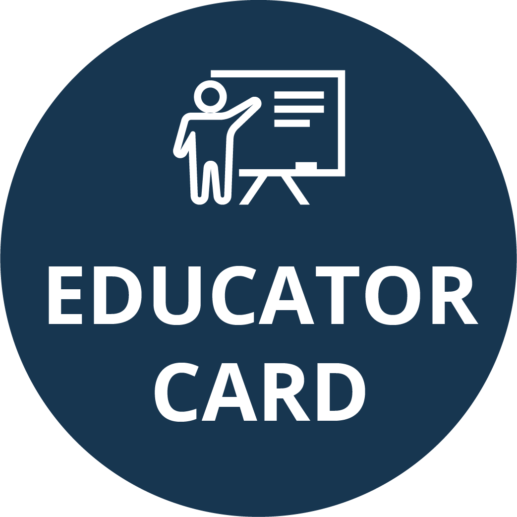 Educator Library card.