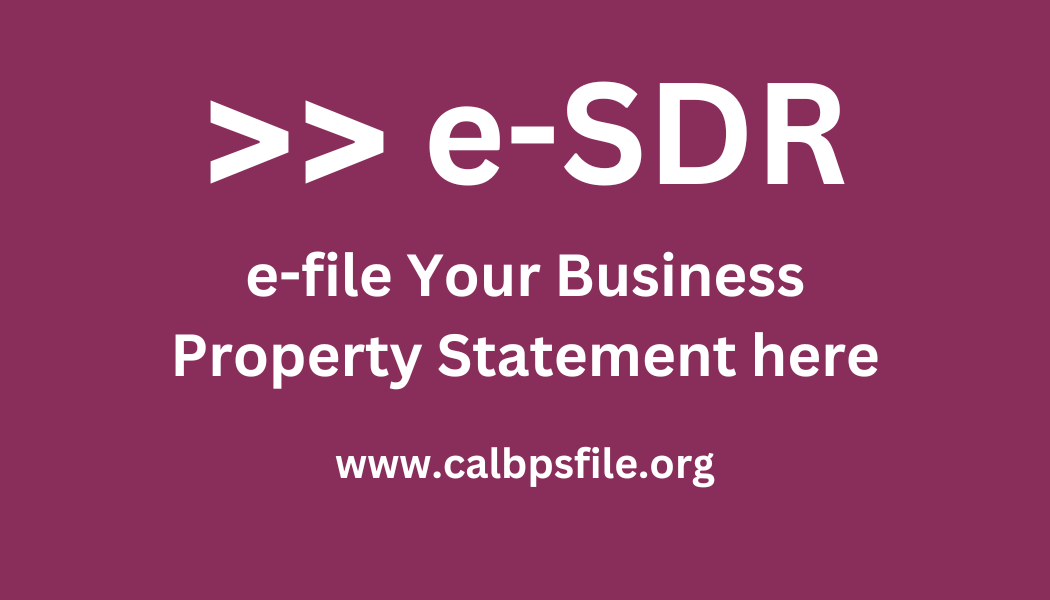 e-file your business Property Statement here