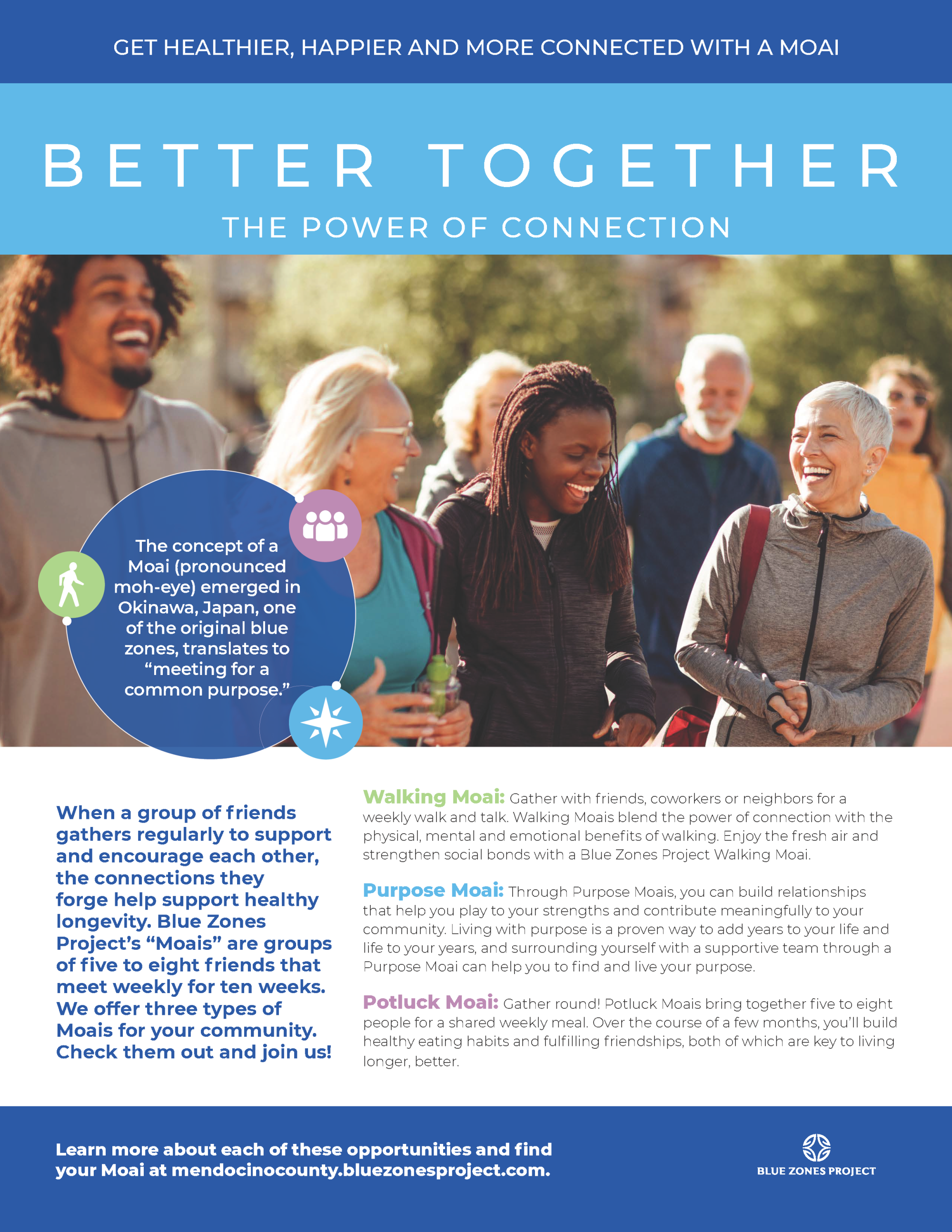 2025 Blue Zones Moai Flyer