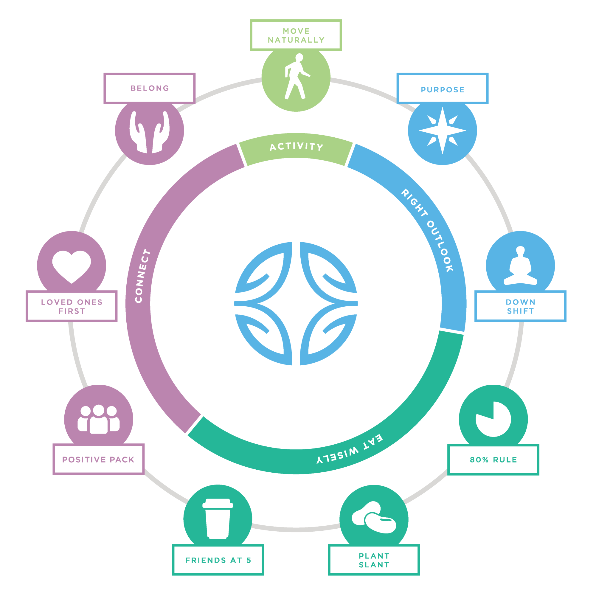 2025 Blue Zones Power 9 Circle