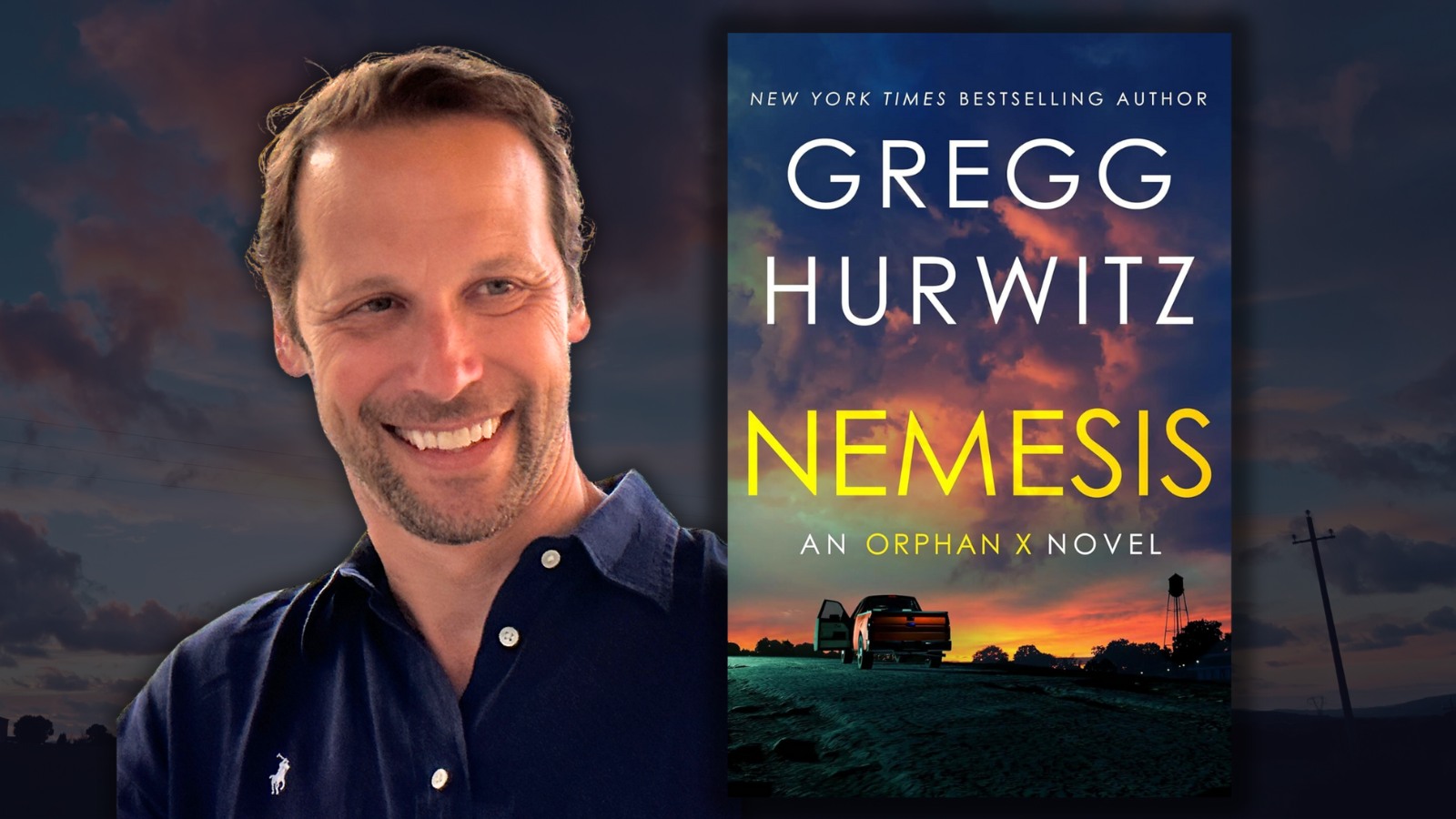 Register for Virtual author talk with Gregg Hurwitz.
