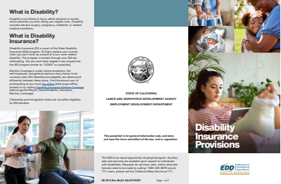 Disability Insurance Provisions Brochure