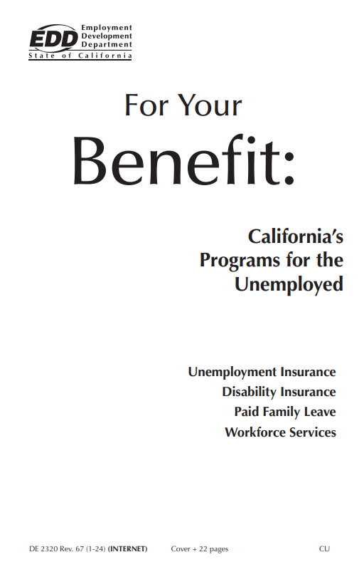 For your Benefit- EDD