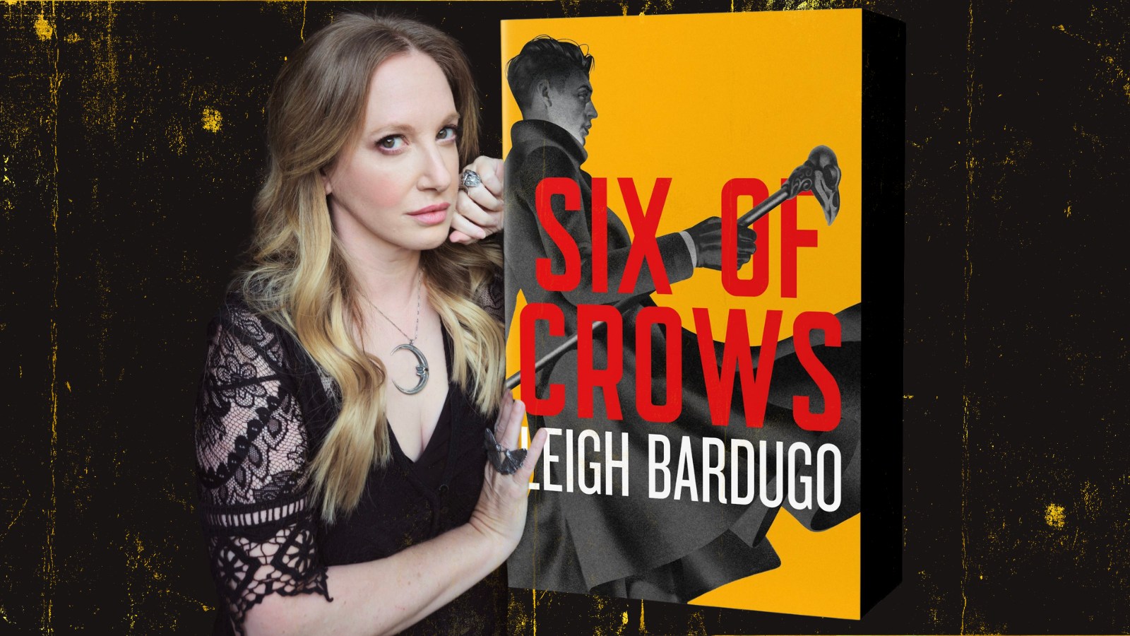 Author Leigh Bardugo with New Book Cover.