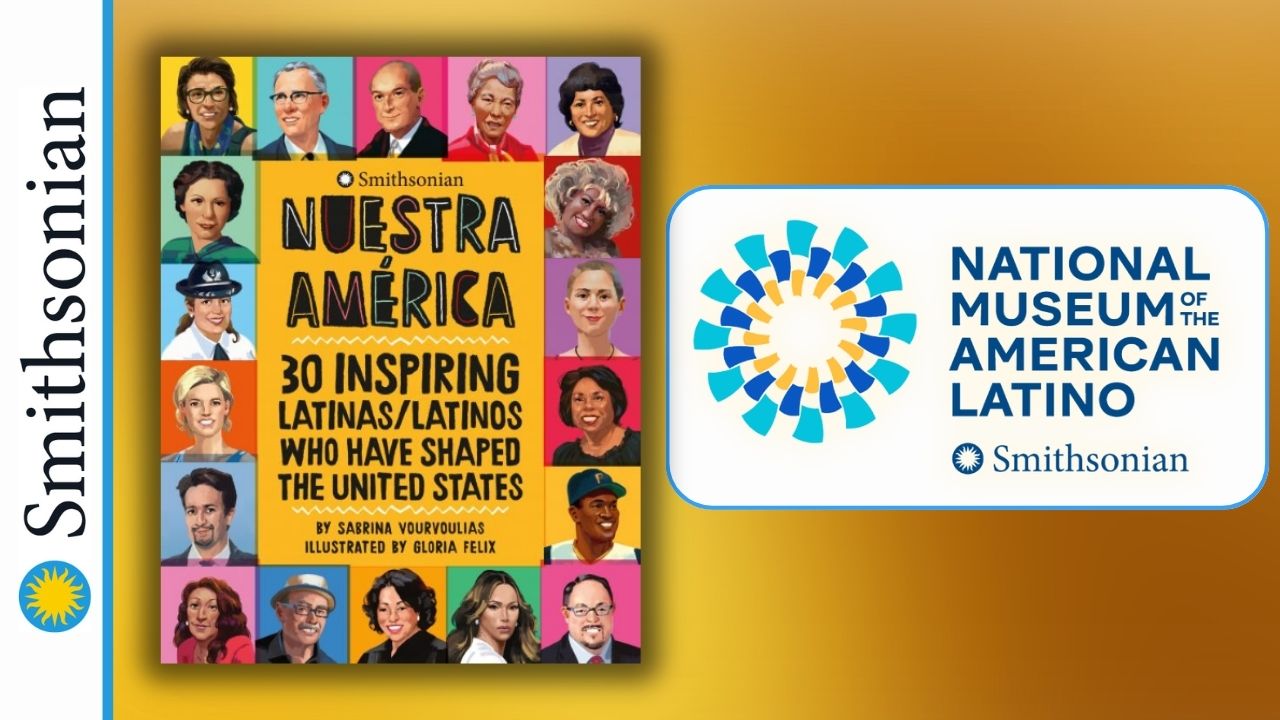Image of book cover Nuestra America by the Smithsonian Institute.