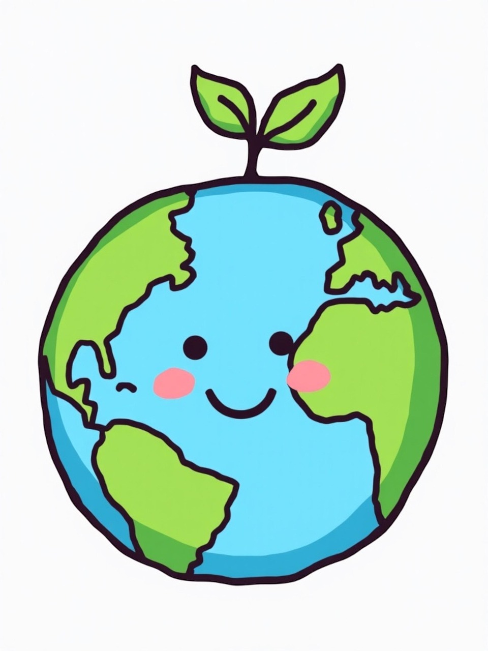 Picture of a smiling Earth