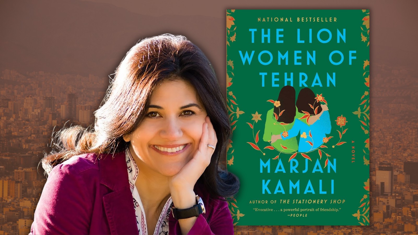 Author Marjan Kamali Marketing Image.