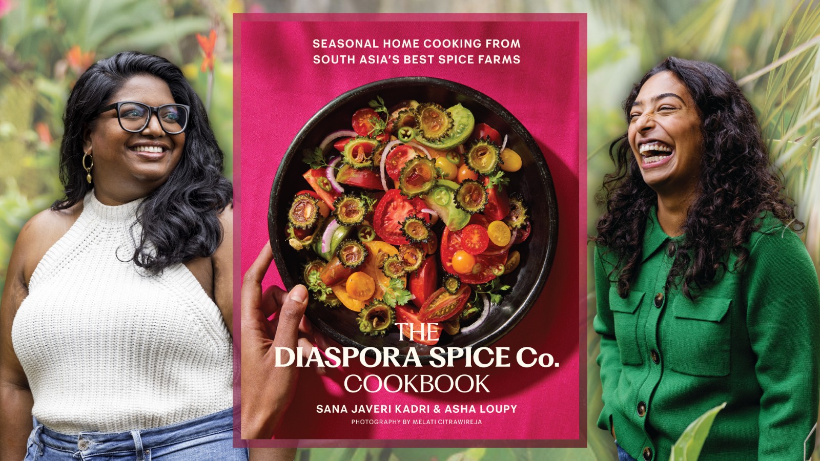 Author Sana Javeri Kadri & Asha Loupy Marketing Image.