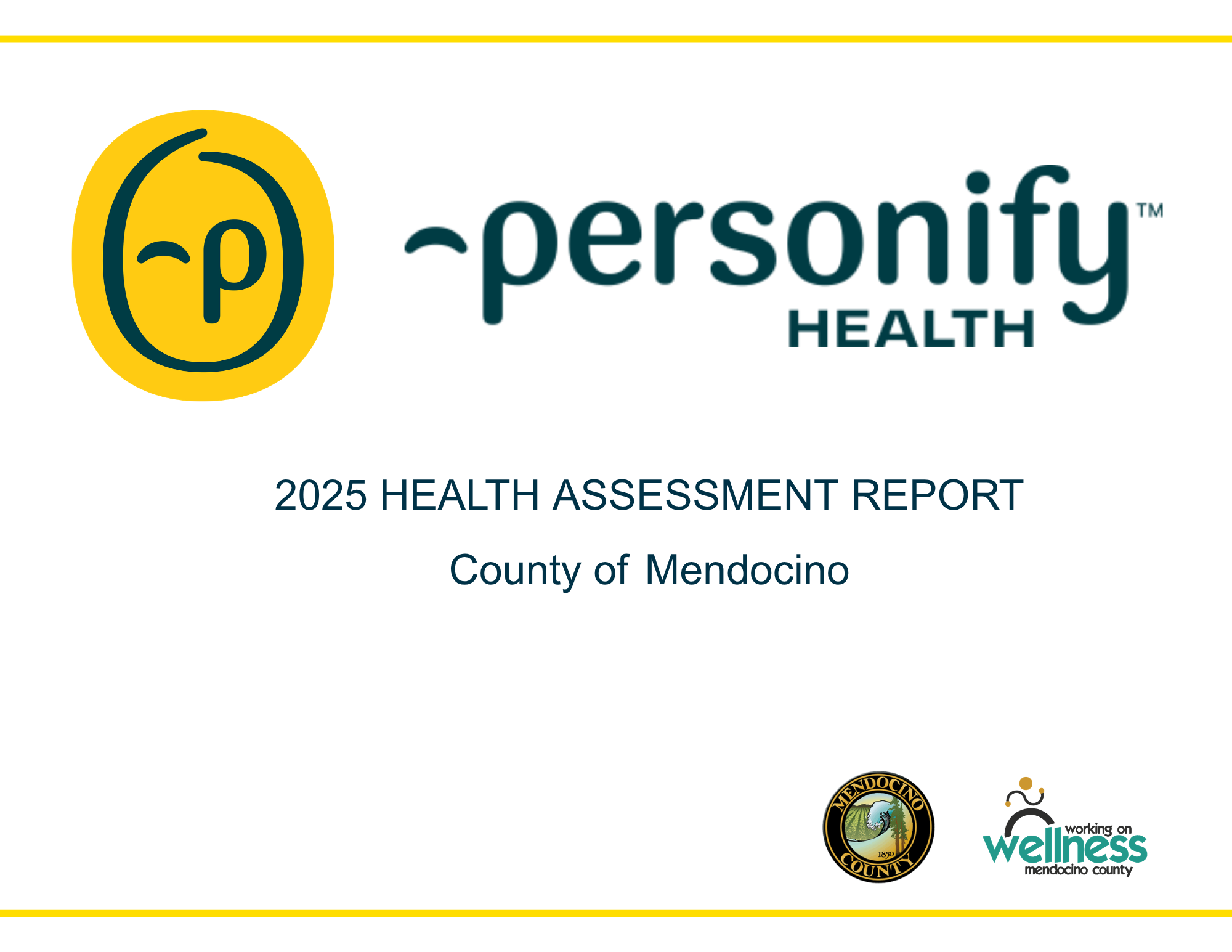 2025 Health Assessment Report Cover Page