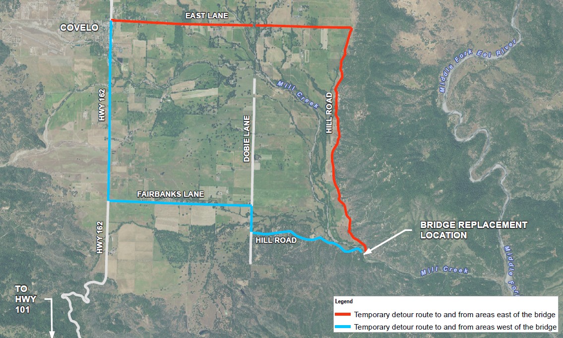 Temporary Detour Routes