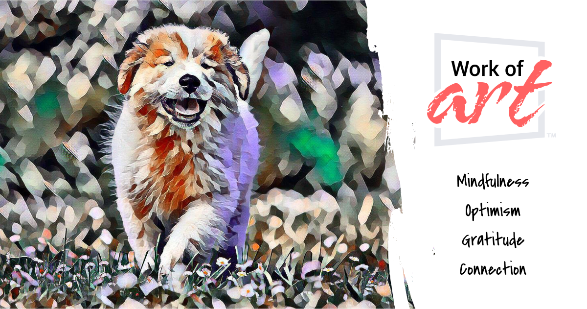 2026 Fall Wellness Challenge Work of Art Puppy