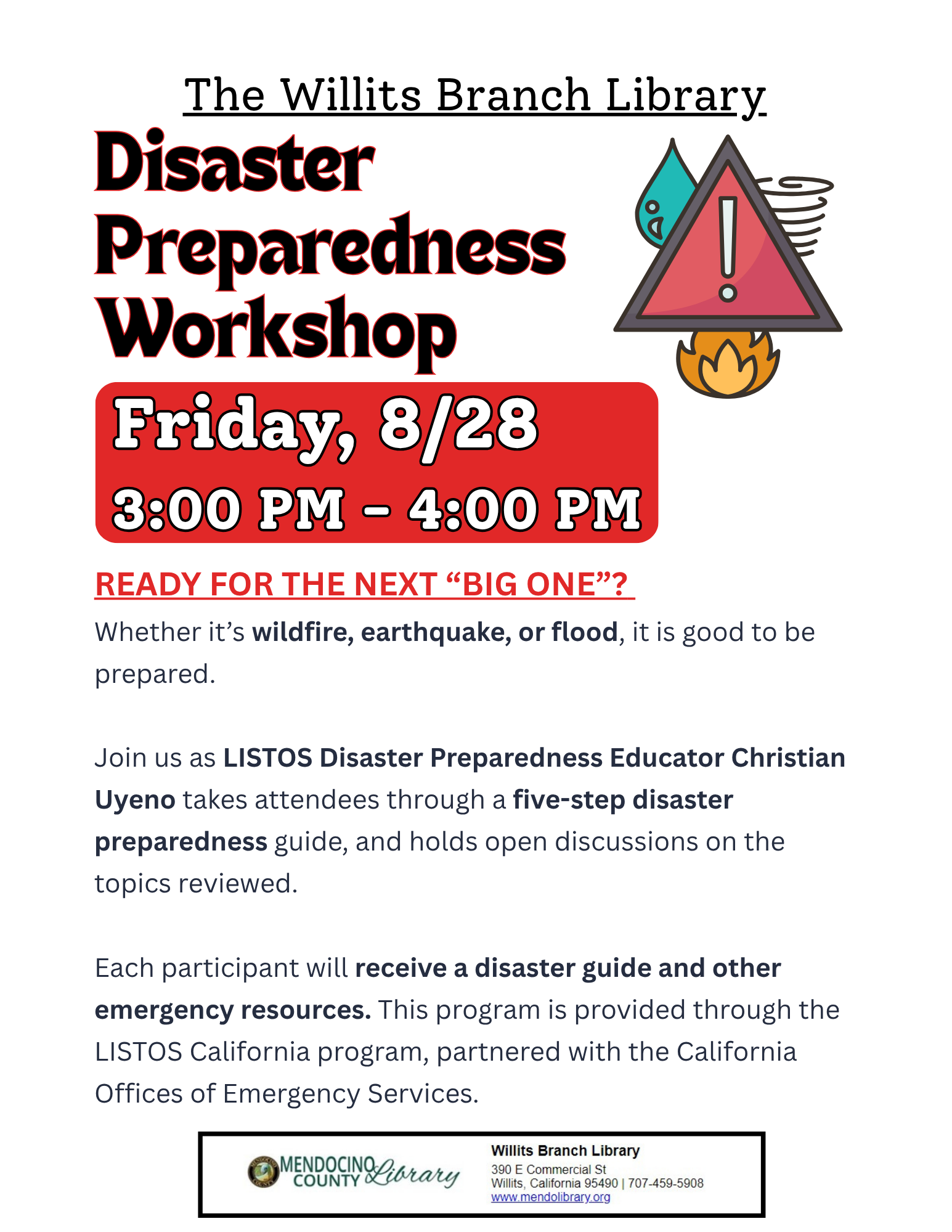 Disaster Preparedness Workshop